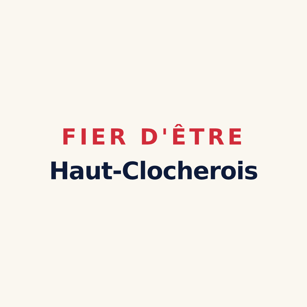 Tasse « Fier d'être Haut-Clocherois » — design pour Haut-Clocher