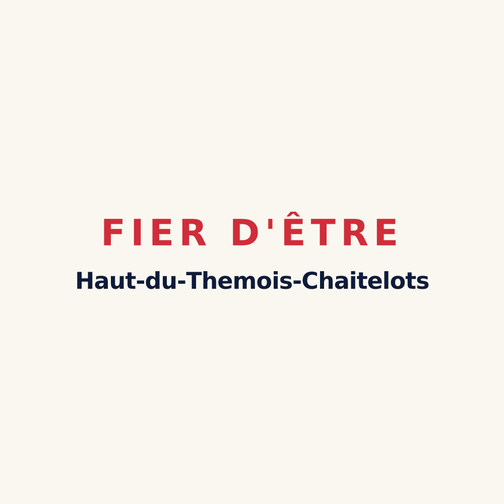 Tasse « Fier d'être Haut-du-Themois-Chaitelots » — design pour Haut-du-Them-Château-Lambert