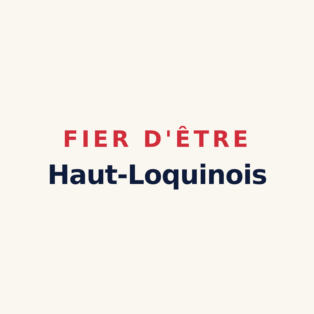 Tasse « Fier d'être Haut-Loquinois » — design pour Haut-Loquin