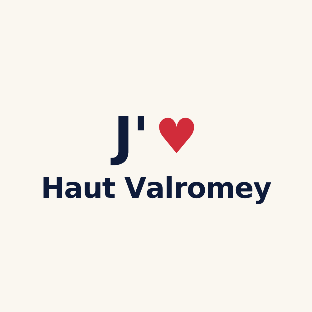 Tasse personnalisée Haut Valromey — design J'aime Haut Valromey