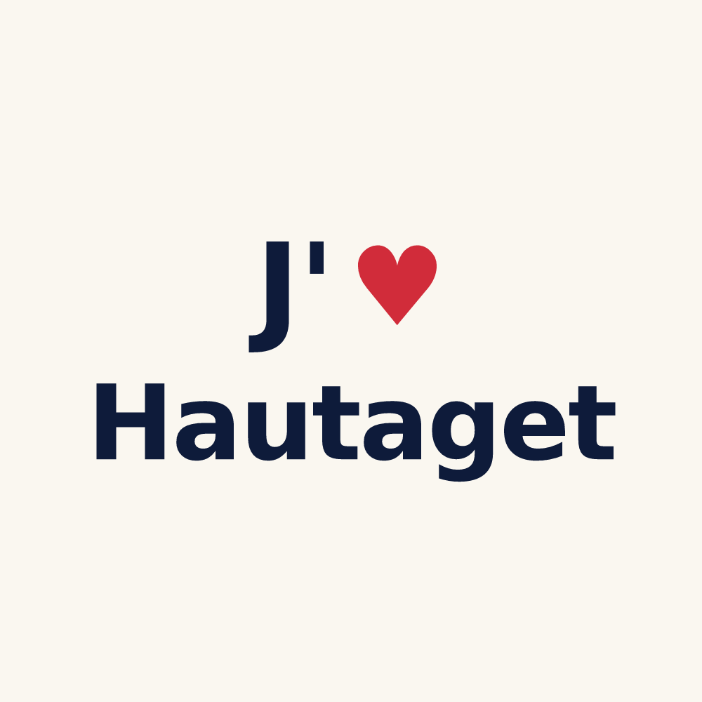 Tasse personnalisée Hautaget — design J'aime Hautaget