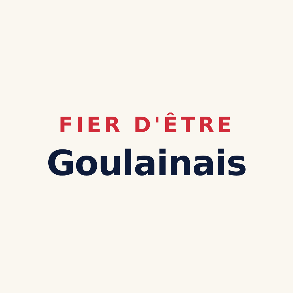 Tasse « Fier d'être Goulainais » — design pour Haute-Goulaine