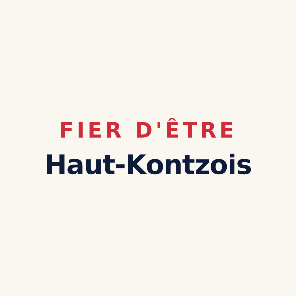 Tasse « Fier d'être Haut-Kontzois » — design pour Haute-Kontz