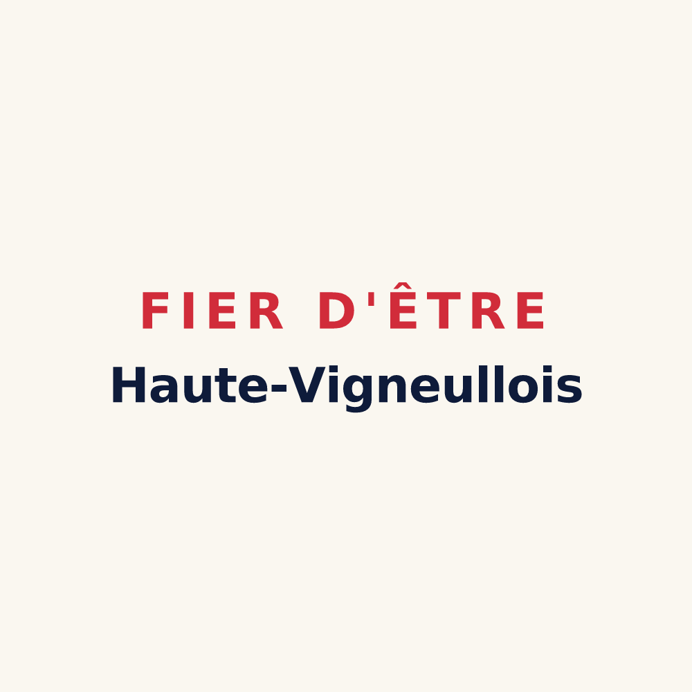 Tasse « Fier d'être Haute-Vigneullois » — design pour Haute-Vigneulles