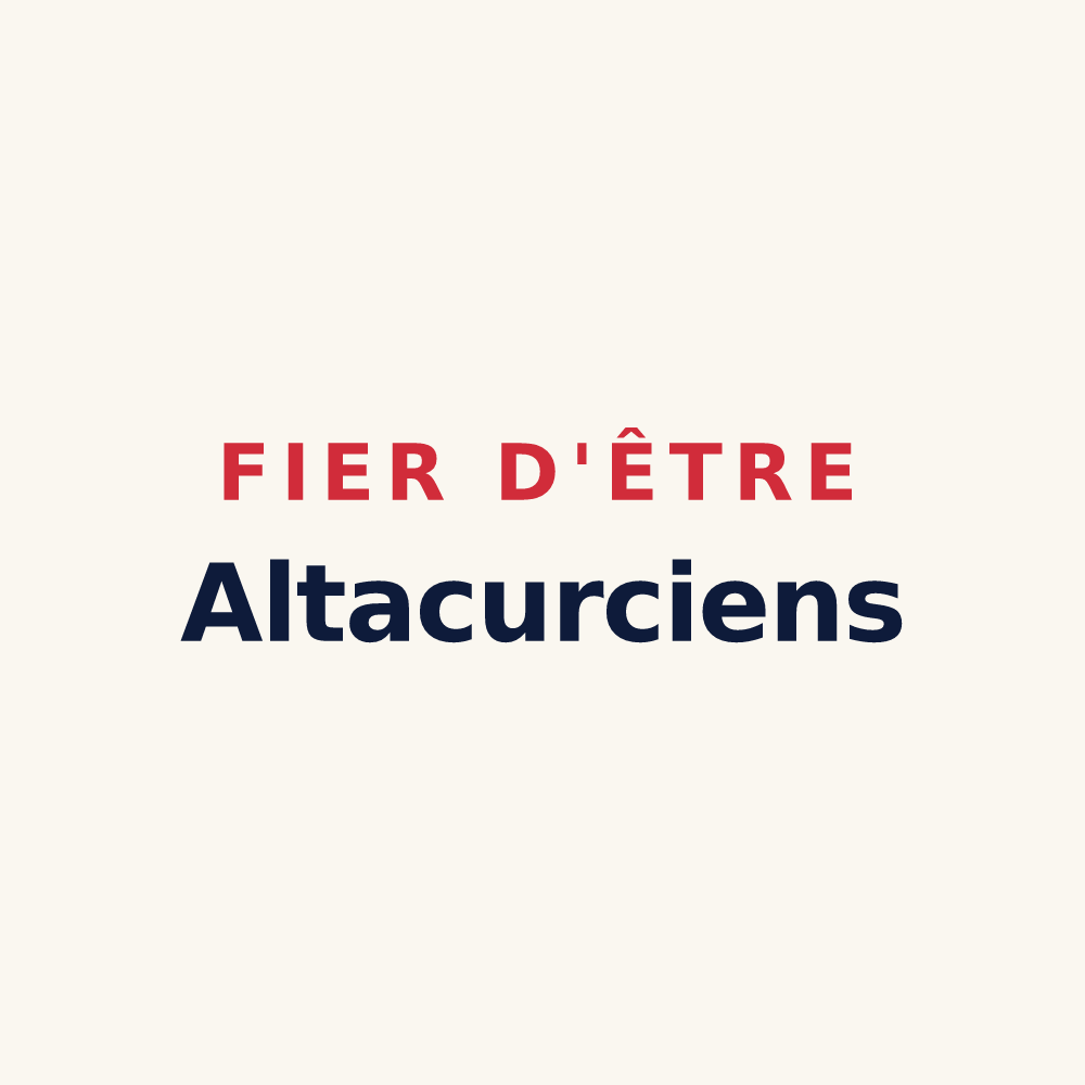 Tasse « Fier d'être Altacurciens » — design pour Hautecourt-Romanèche