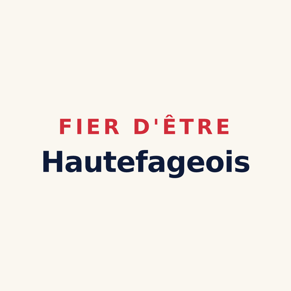 Tasse « Fier d'être Hautefageois » — design pour Hautefage