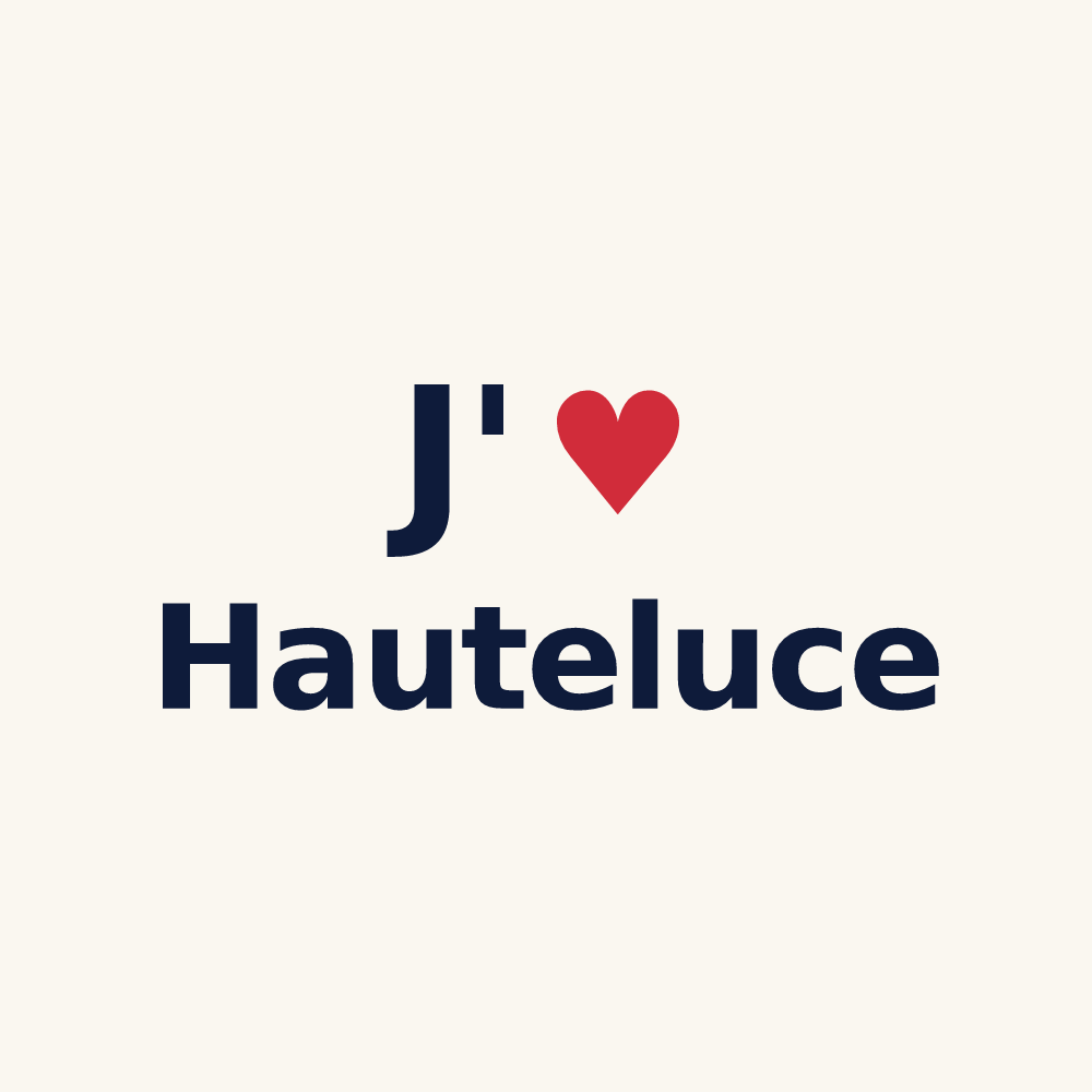 Tasse personnalisée Hauteluce — design J'aime Hauteluce