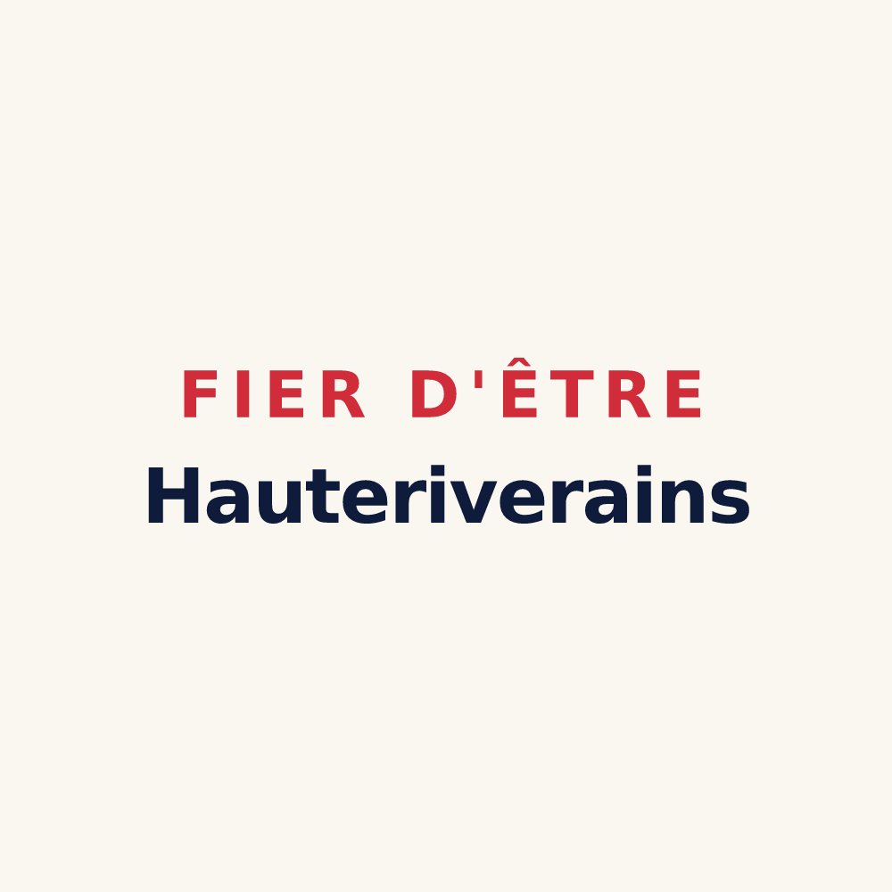 Tasse « Fier d'être Hauteriverains » — design pour Hauterive