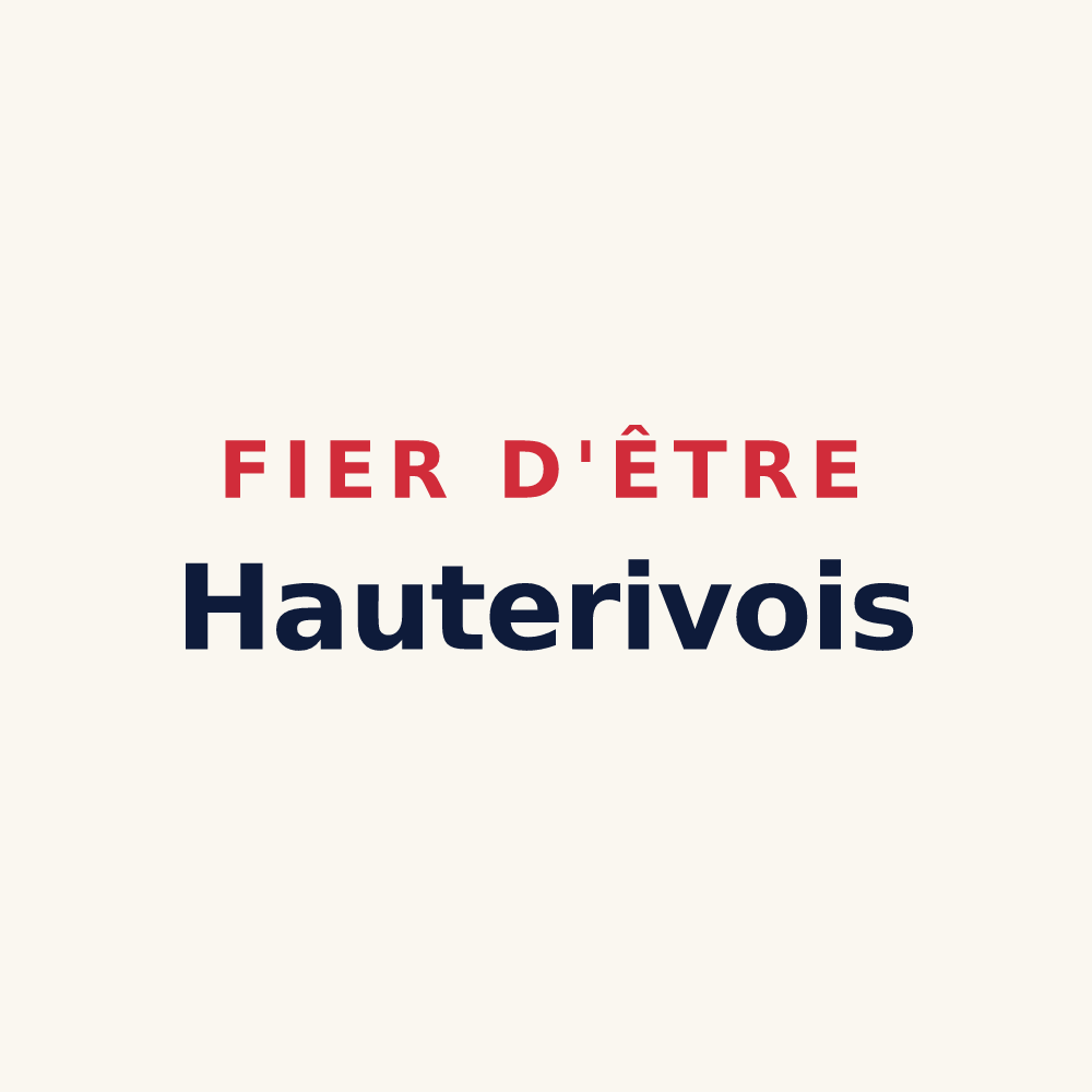 Tasse « Fier d'être Hauterivois » — design pour Hauterive