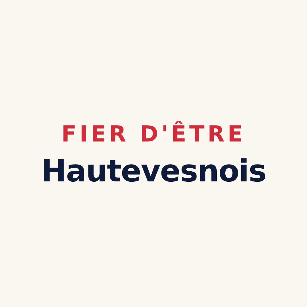 Tasse « Fier d'être Hautevesnois » — design pour Hautevesnes