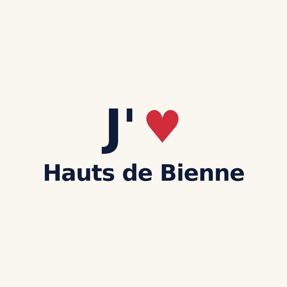 Tasse personnalisée Hauts de Bienne — design J'aime Hauts de Bienne