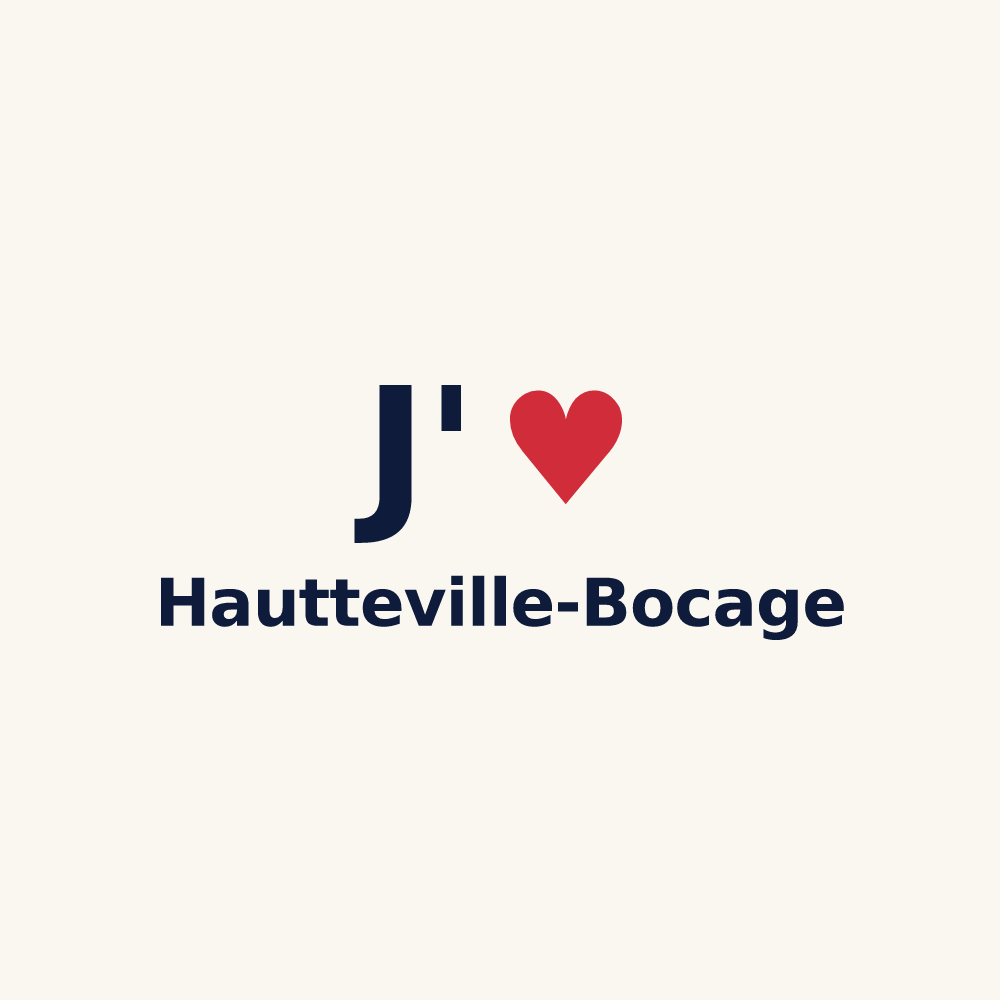 Tasse personnalisée Hautteville-Bocage — design J'aime Hautteville-Bocage