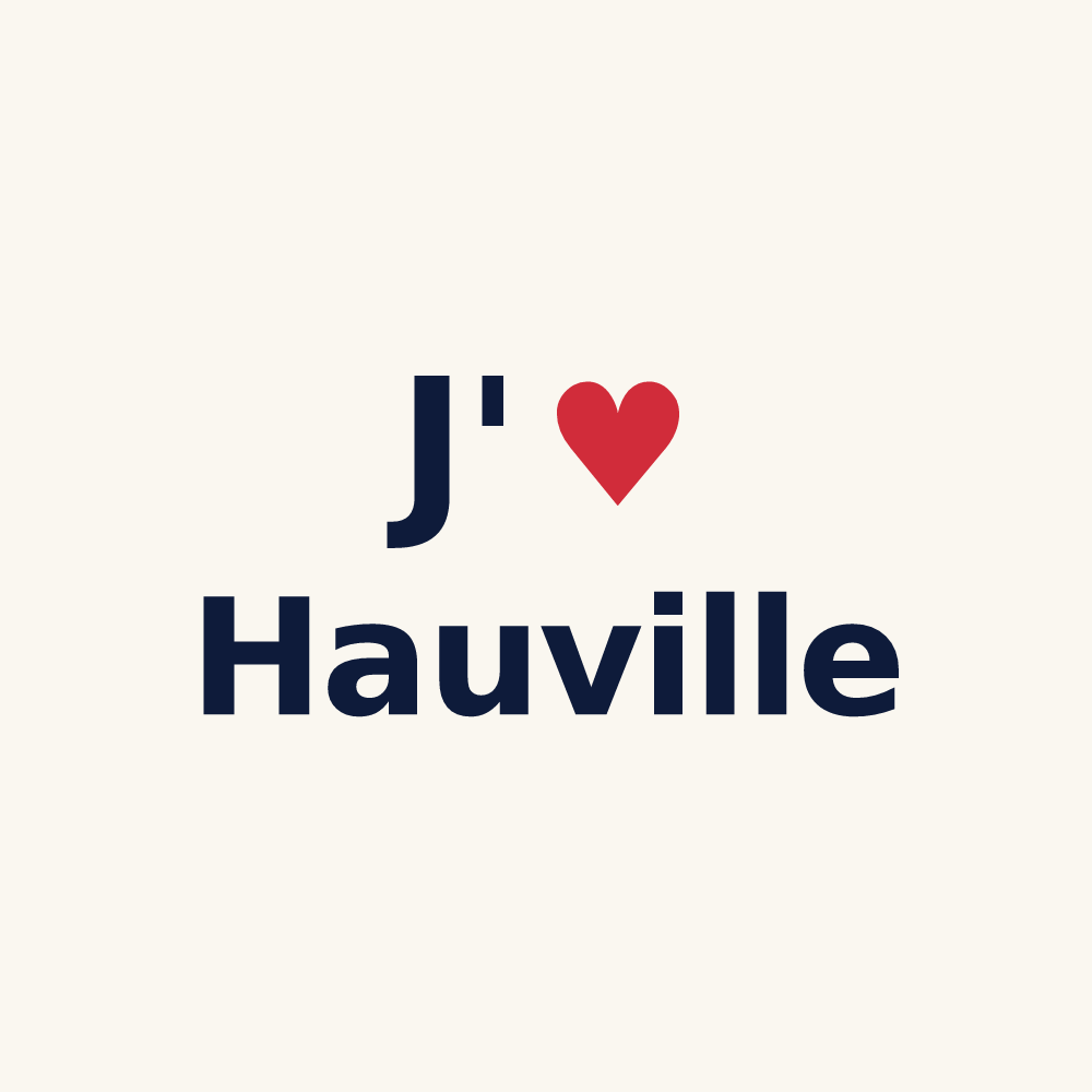Tasse personnalisée Hauville — design J'aime Hauville