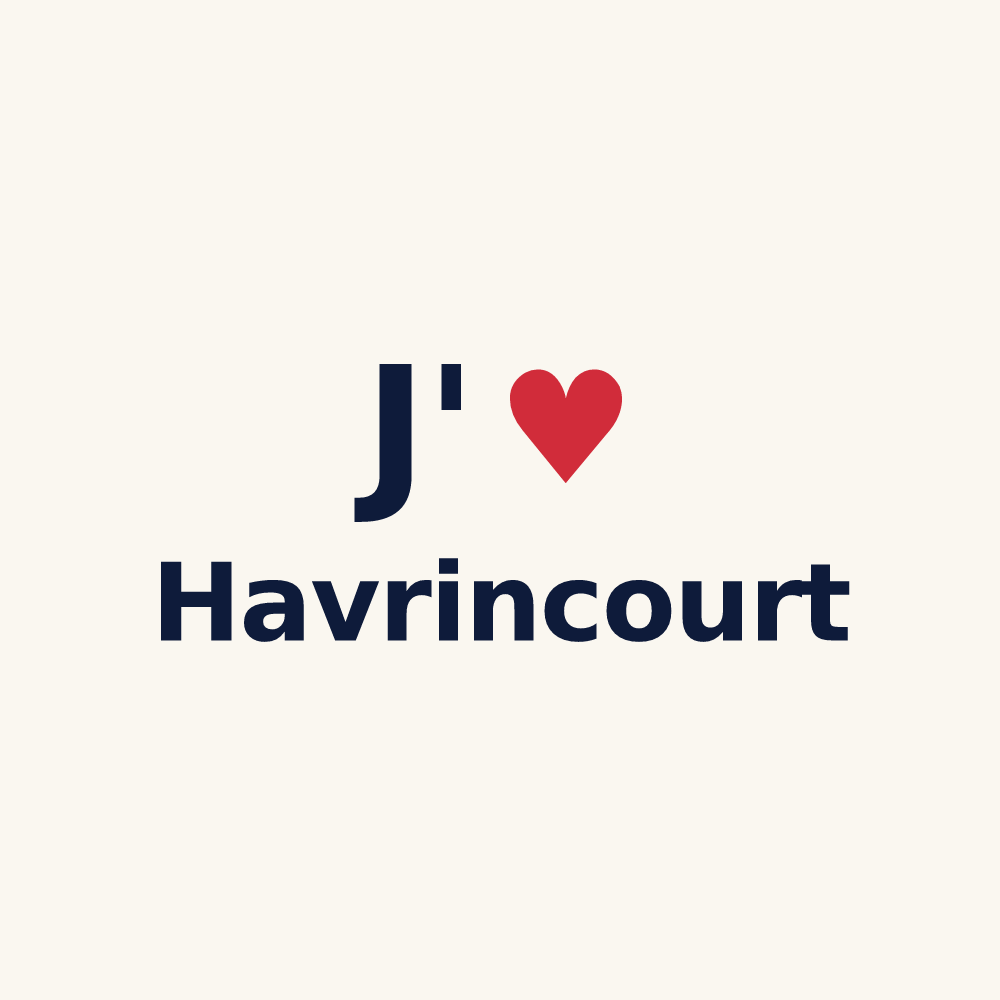 Tasse personnalisée Havrincourt — design J'aime Havrincourt