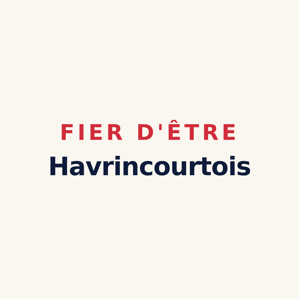 Tasse « Fier d'être Havrincourtois » — design pour Havrincourt