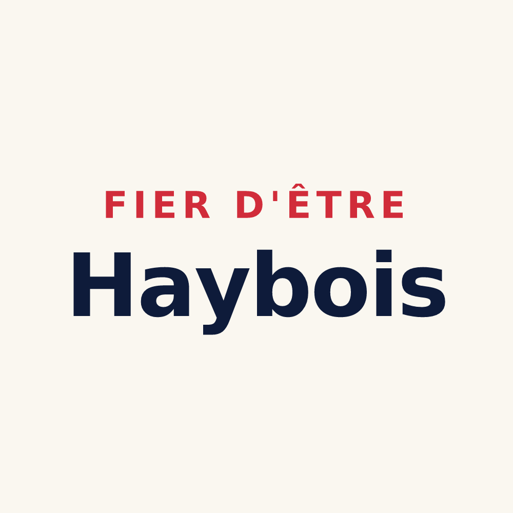 Tasse « Fier d'être Haybois » — design pour Haybes