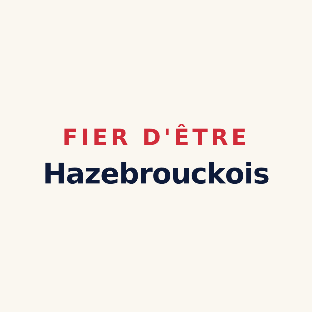 Tasse « Fier d'être Hazebrouckois » — design pour Hazebrouck