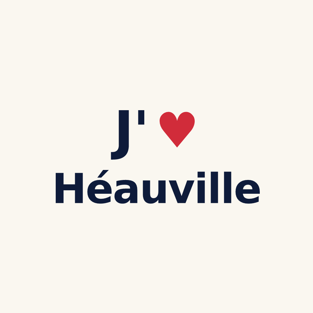 Tasse personnalisée Héauville — design J'aime Héauville