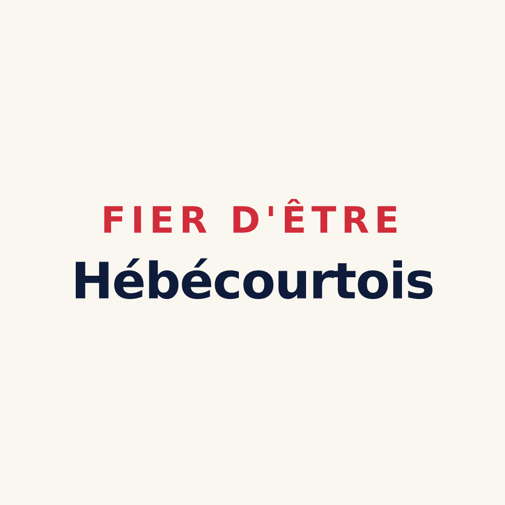 Tasse « Fier d'être Hébécourtois » — design pour Hébécourt