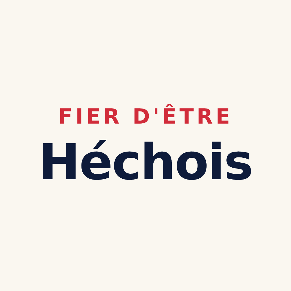 Tasse « Fier d'être Héchois » — design pour Hèches