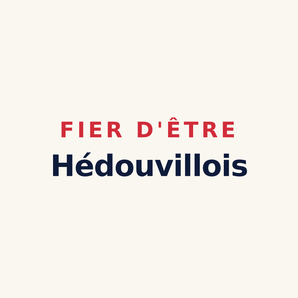 Tasse « Fier d'être Hédouvillois » — design pour Hédouville