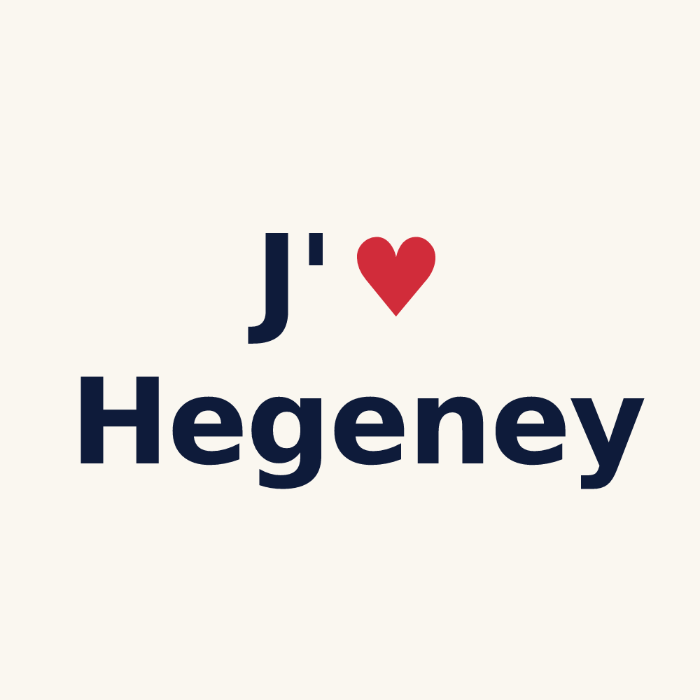 Tasse personnalisée Hegeney — design J'aime Hegeney