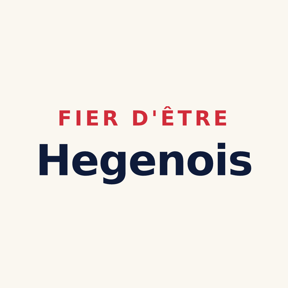 Tasse « Fier d'être Hegenois » — design pour Hegeney