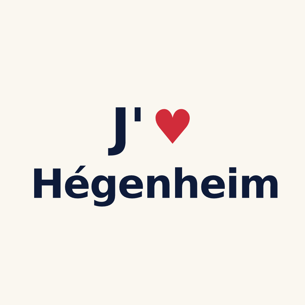 Tasse personnalisée Hégenheim — design J'aime Hégenheim