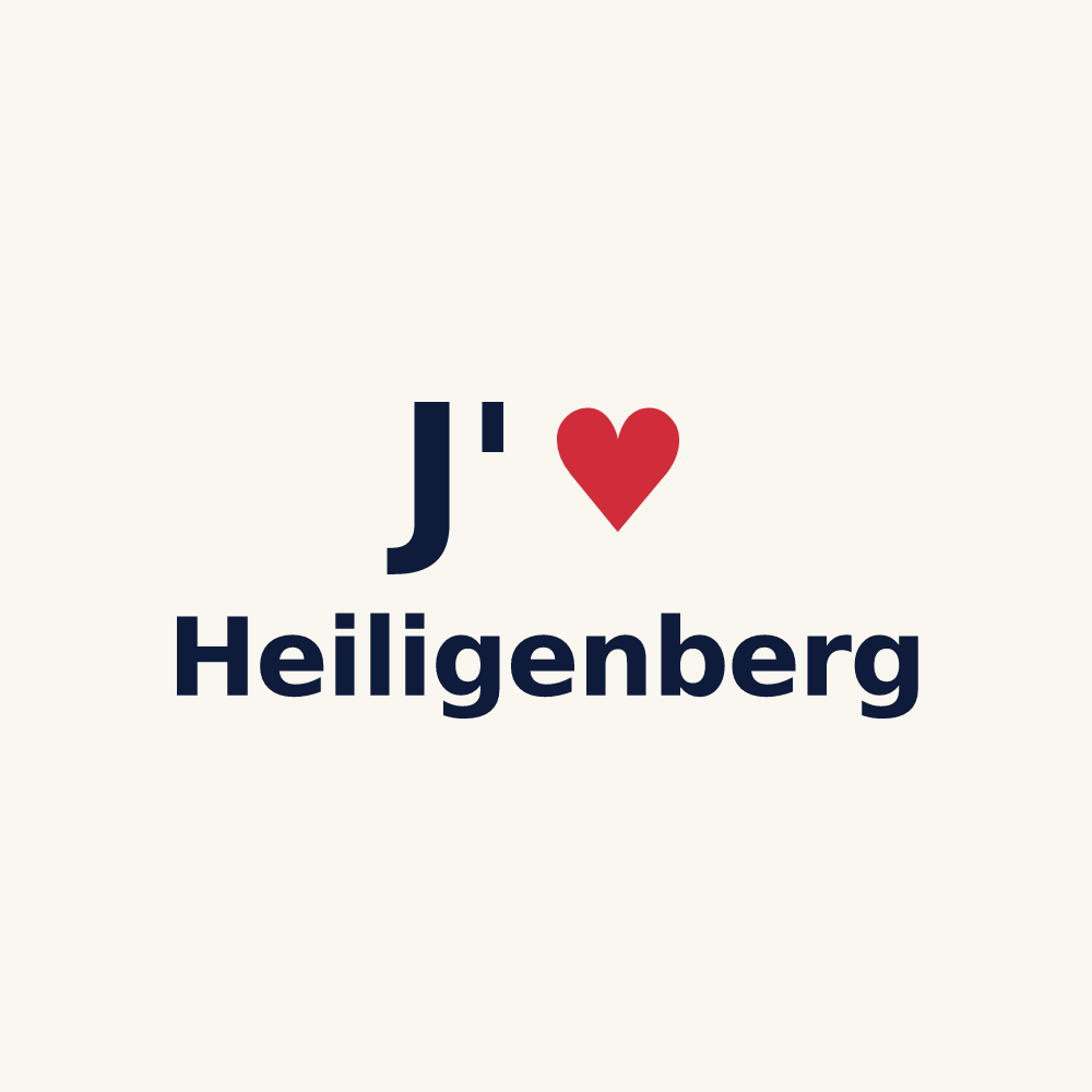 Tasse personnalisée Heiligenberg — design J'aime Heiligenberg