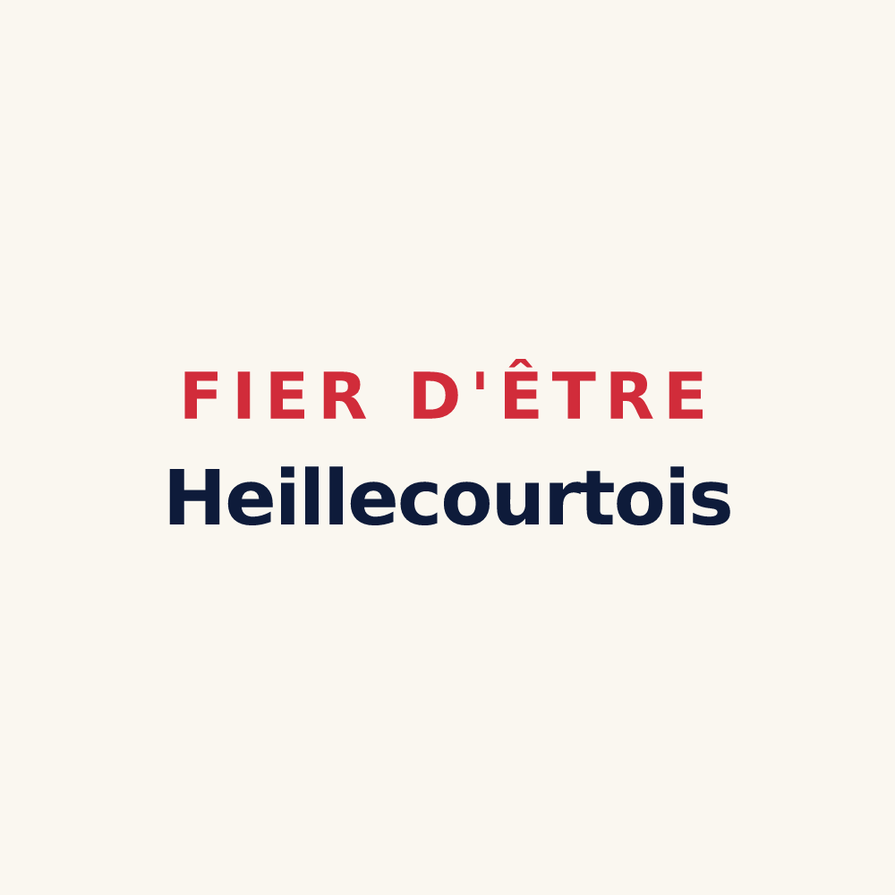 Tasse « Fier d'être Heillecourtois » — design pour Heillecourt