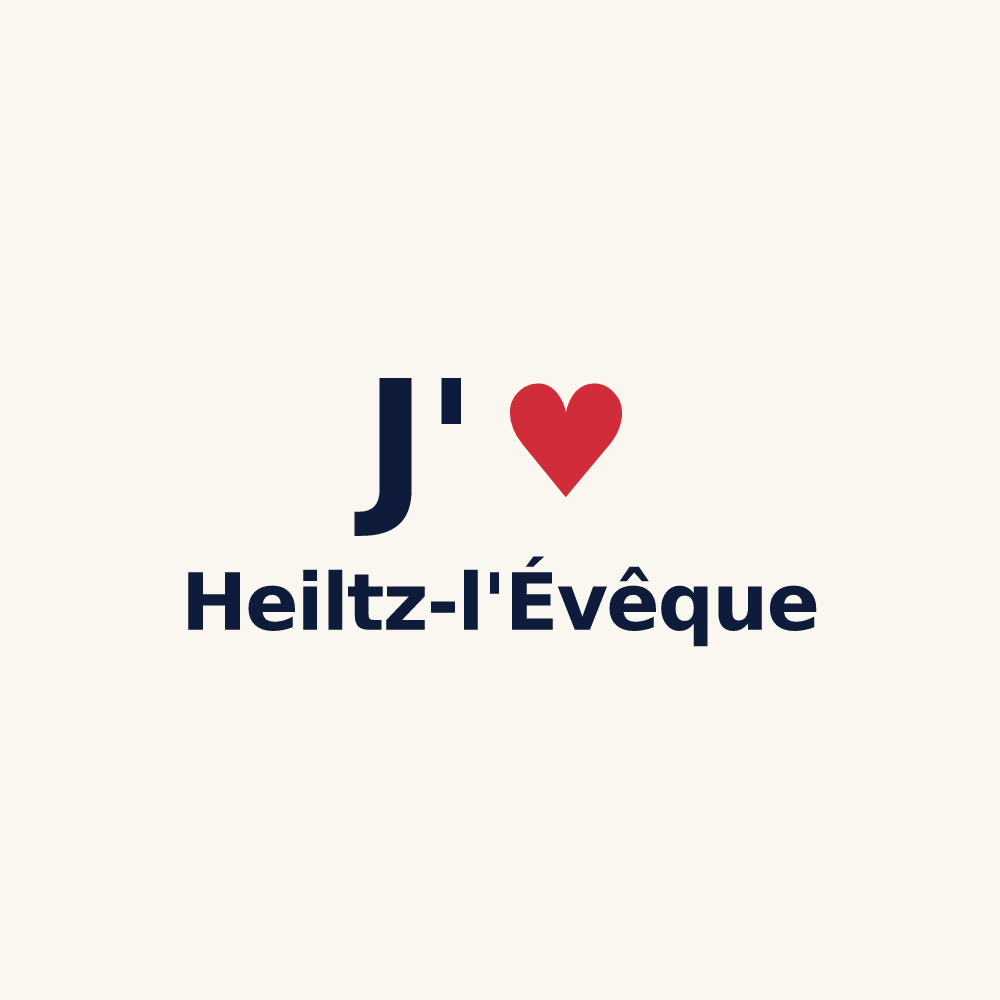 Tasse personnalisée Heiltz-l'Évêque — design J'aime Heiltz-l'Évêque