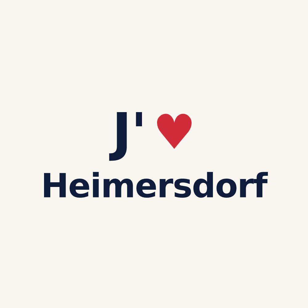 Tasse personnalisée Heimersdorf — design J'aime Heimersdorf