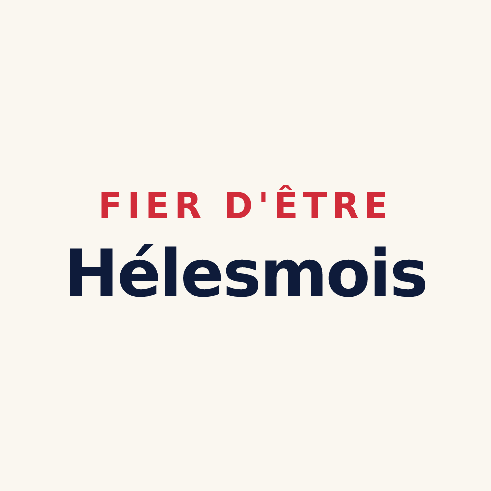 Tasse « Fier d'être Hélesmois » — design pour Hélesmes
