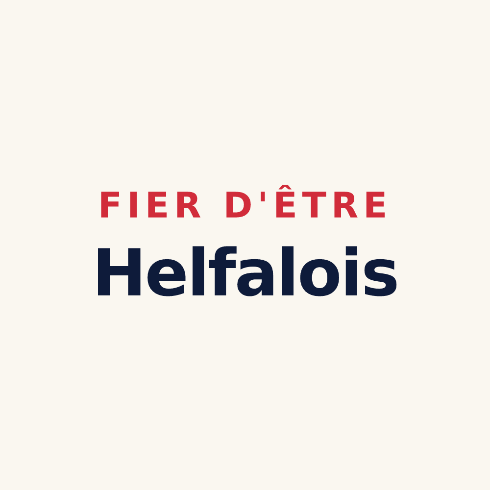 Tasse « Fier d'être Helfalois » — design pour Helfaut