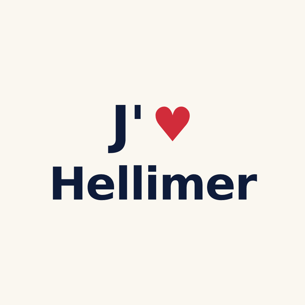 Tasse personnalisée Hellimer — design J'aime Hellimer