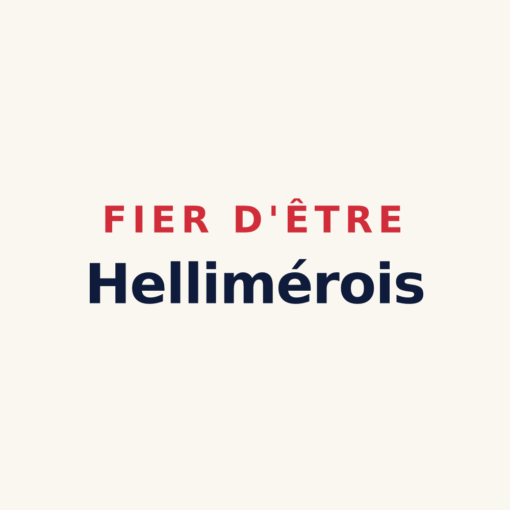 Tasse « Fier d'être Hellimérois » — design pour Hellimer