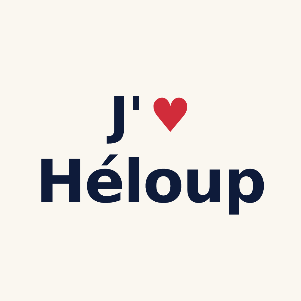 Tasse personnalisée Héloup — design J'aime Héloup
