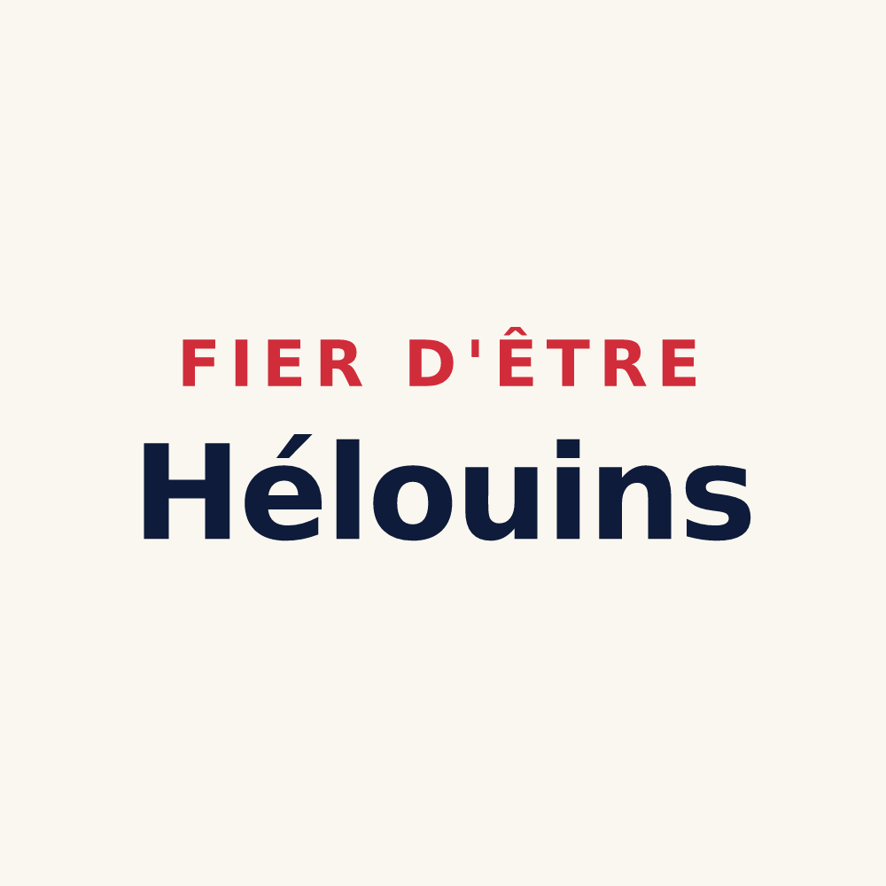 Tasse « Fier d'être Hélouins » — design pour Héloup