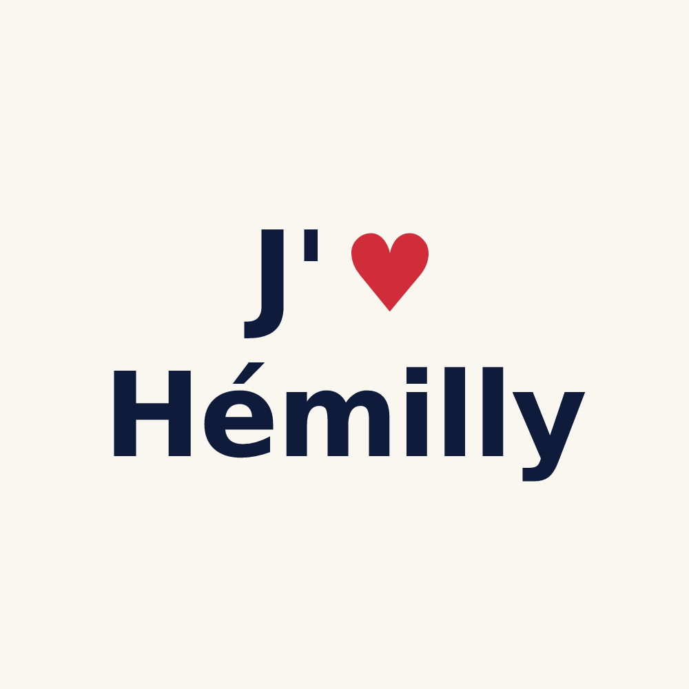 Tasse personnalisée Hémilly — design J'aime Hémilly