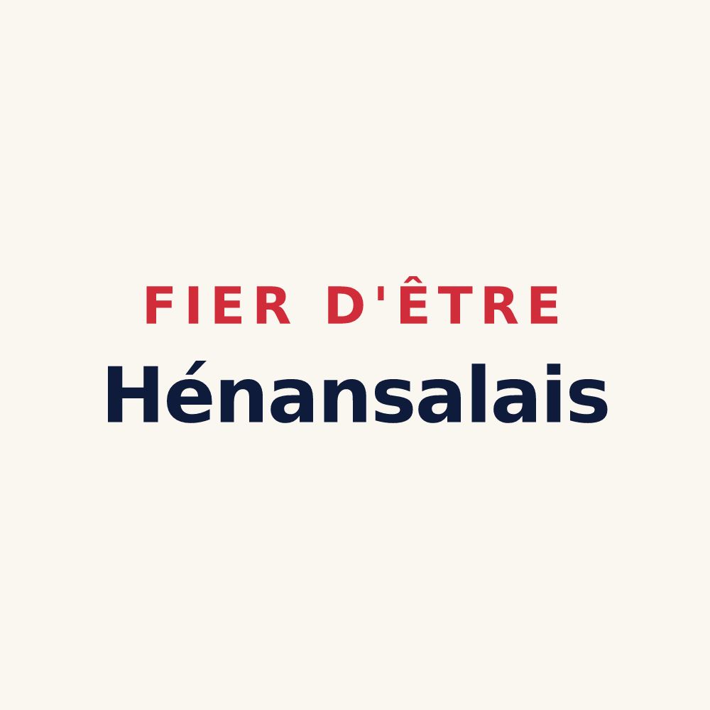 Tasse « Fier d'être Hénansalais » — design pour Hénansal