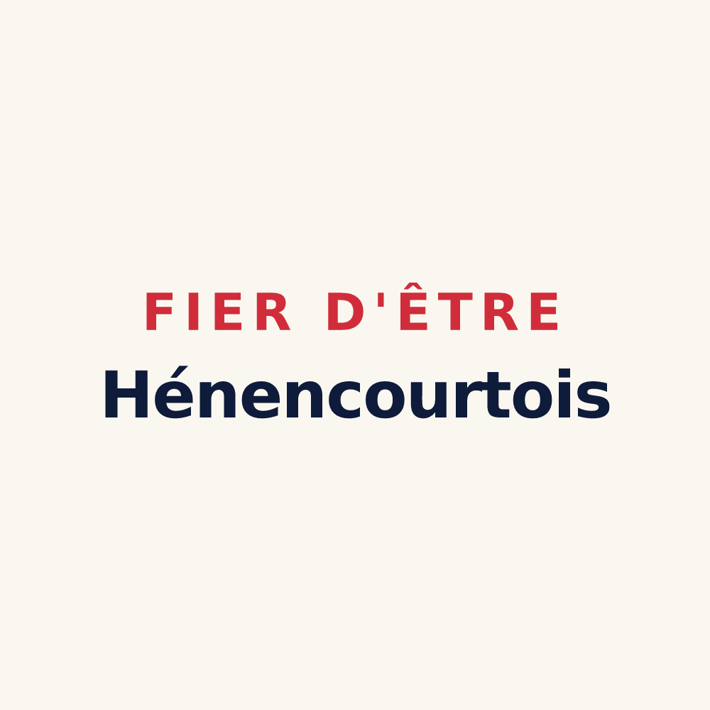 Tasse « Fier d'être Hénencourtois » — design pour Hénencourt