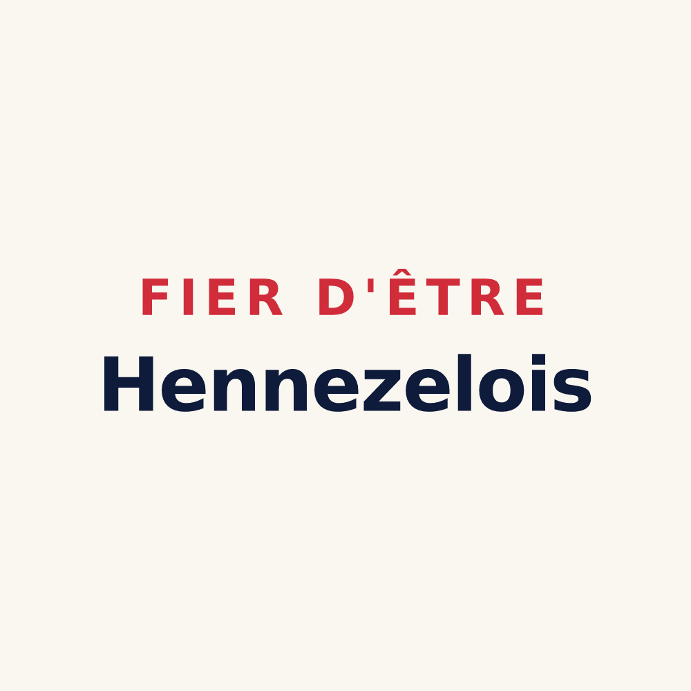 Tasse « Fier d'être Hennezelois » — design pour Hennezel