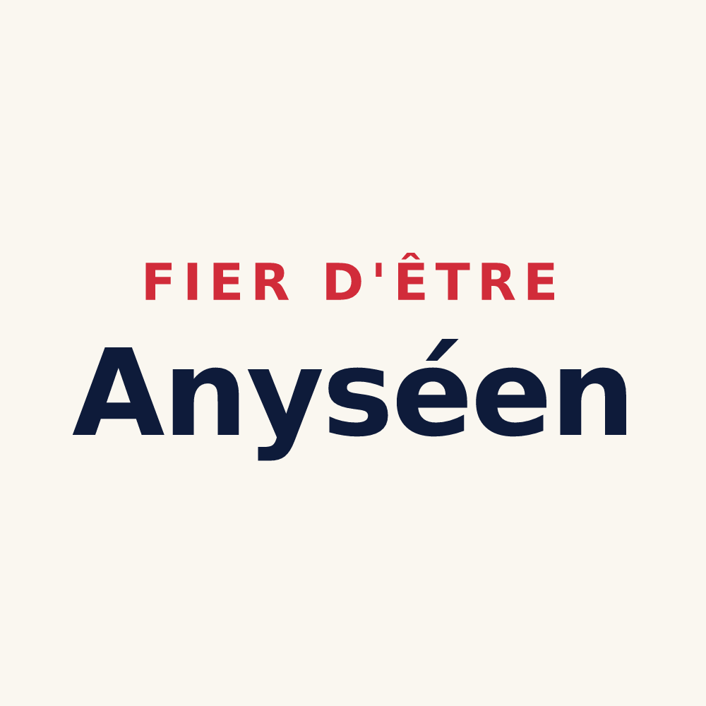 Tasse « Fier d'être Anyséen » — design pour Hennezis