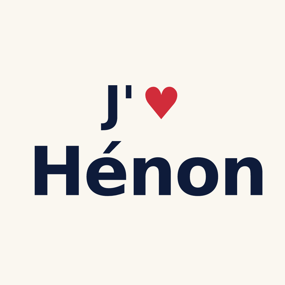 Tasse personnalisée Hénon — design J'aime Hénon