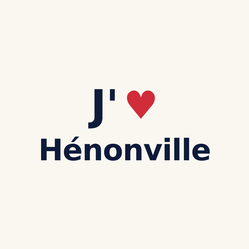 Tasse personnalisée Hénonville — design J'aime Hénonville