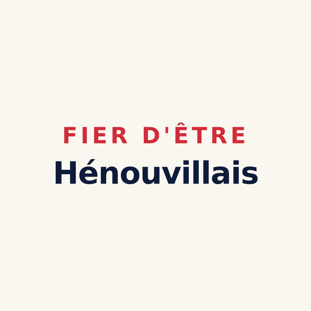 Tasse « Fier d'être Hénouvillais » — design pour Hénouville
