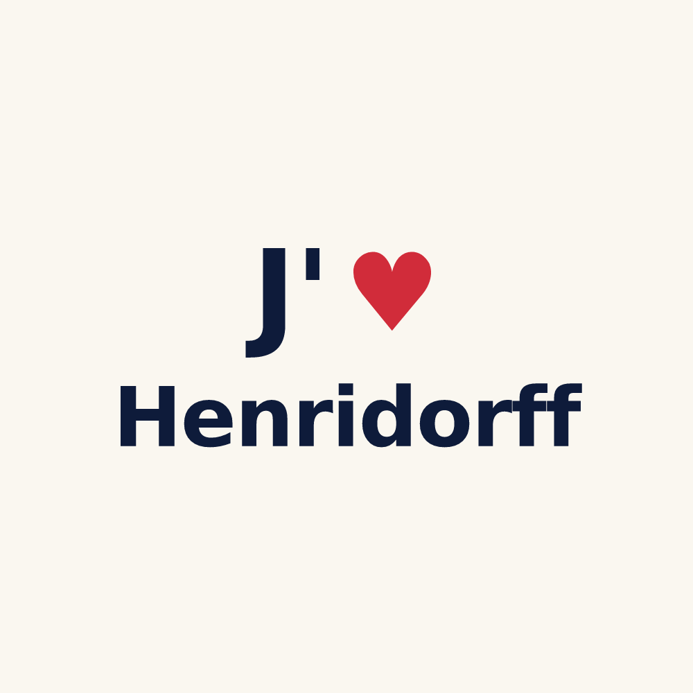 Tasse personnalisée Henridorff — design J'aime Henridorff