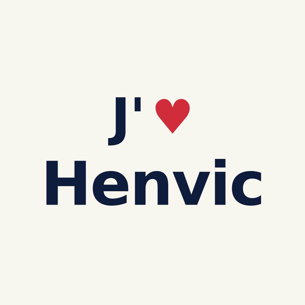Tasse personnalisée Henvic — design J'aime Henvic