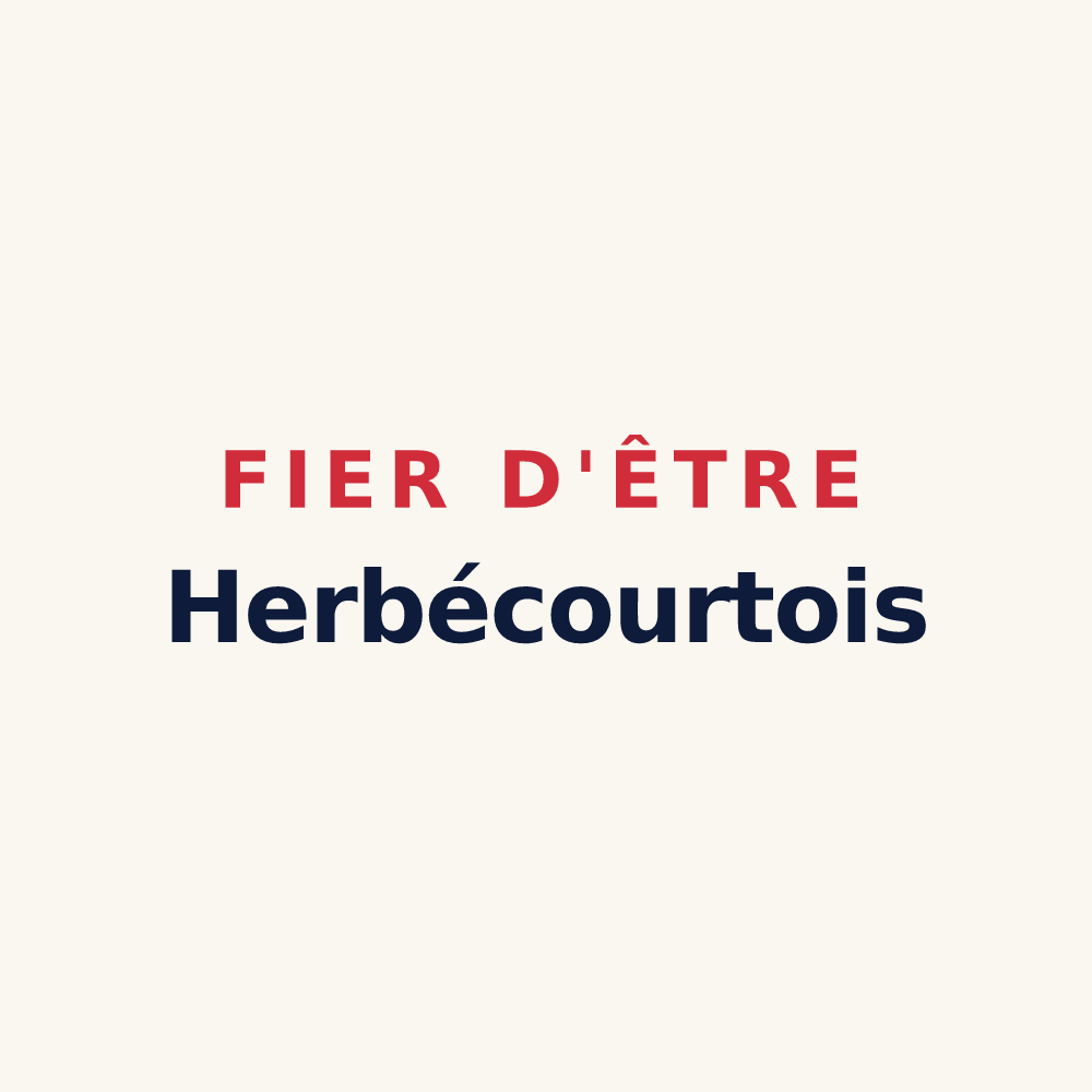Tasse « Fier d'être Herbécourtois » — design pour Herbécourt