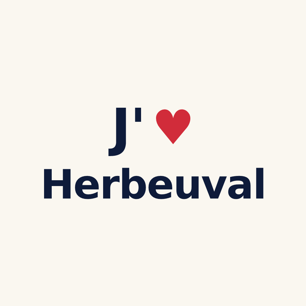 Tasse personnalisée Herbeuval — design J'aime Herbeuval